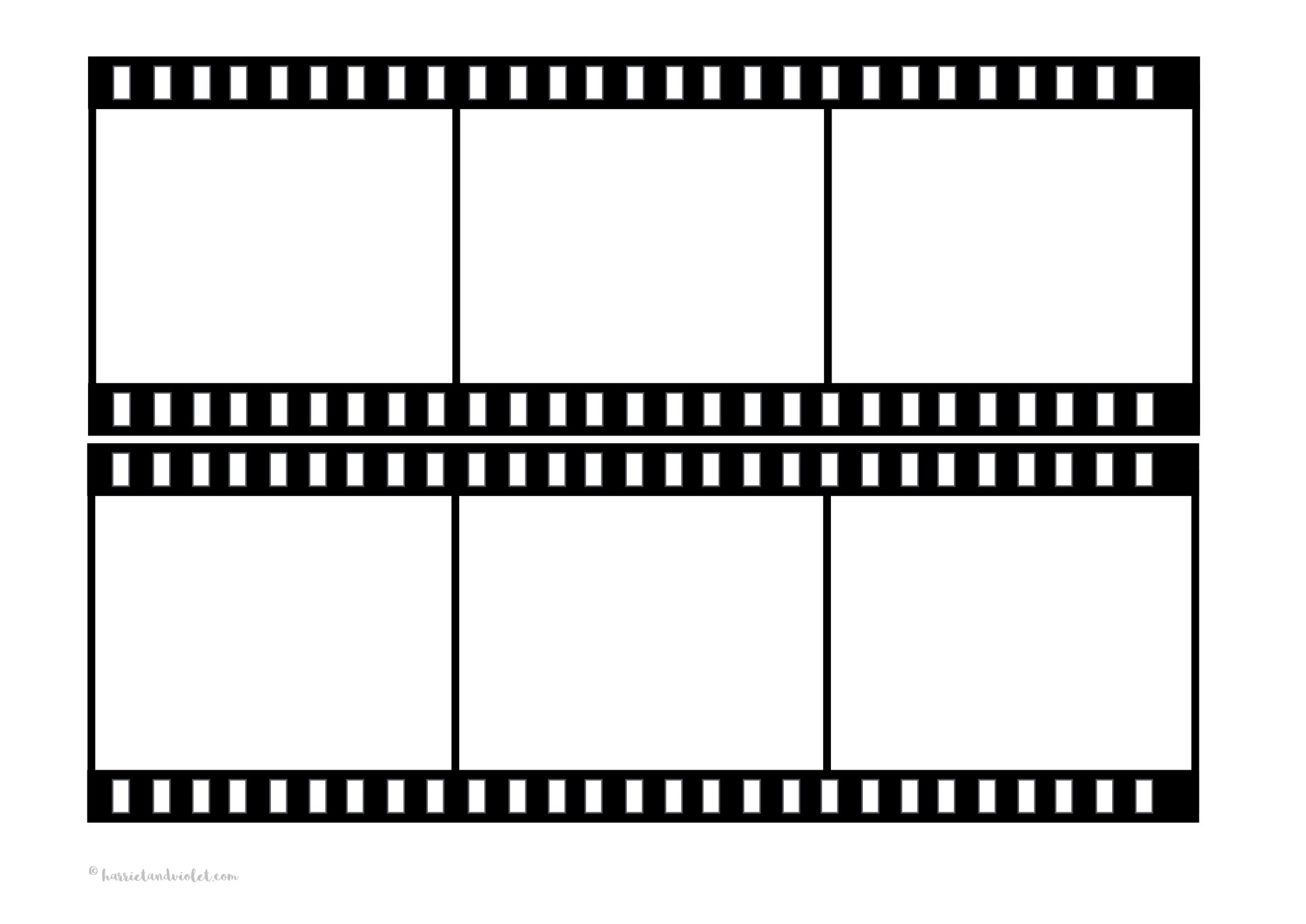 film strip template - printable teaching resources - print play learn